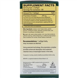 Terry Naturally, CuraMed, 375 мг, 120 мягких желатиновых капсул