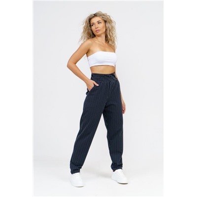 Брюки 36658 (Синий с полосой)