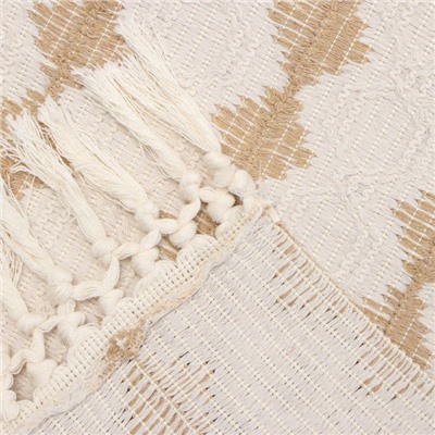 Дорожка на стол Этель сканди 32×180 см, 50% хлопок 50% п/э, бежевая