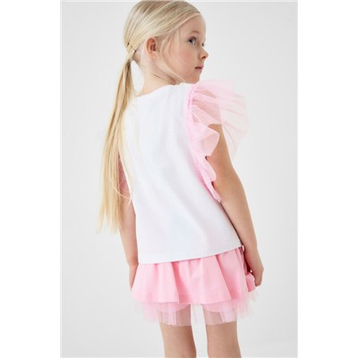 Юбка-шорты трикотажные для девочек