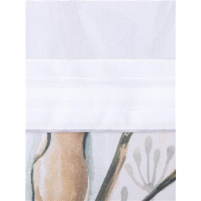 Шторы для кухни с подхватами «Этель» Cotton, 145×180 см, комплект - 2 шт.