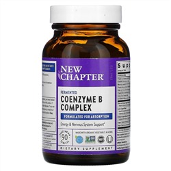 New Chapter, ферментированный комплекс коэнзима В, 90 вегетарианских таблеток