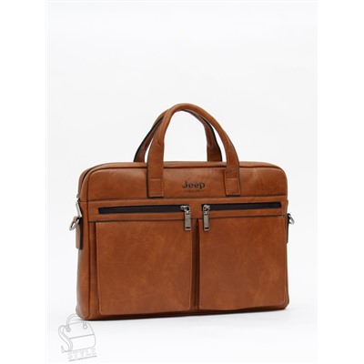 Портфель мужской 6677-3 brown Jeep