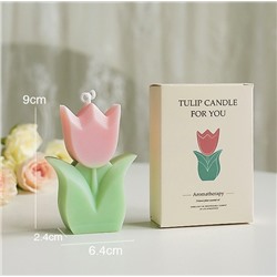 Свеча ароматическая "ТЮЛЬПАН" в коробке, 70 гр.