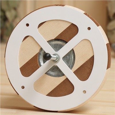 Вентиляционный клапан «Зебра», деревянный, d=95 мм, металлическое основание, «Добропаровъ»