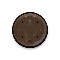 Горшок для цветов с поддоном «Рябина», 22 л, пластиковый, серый