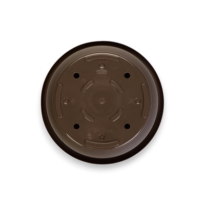 Горшок для цветов с поддоном «Рябина», 22 л, пластиковый, серый