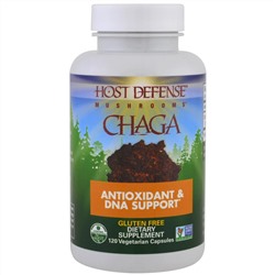 Fungi Perfecti, чага, 120 растительных капсул