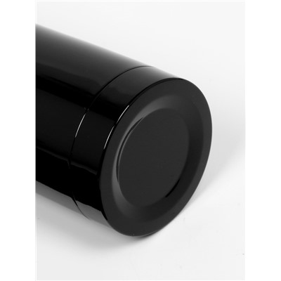 Термос, 500 мл, Пуля «Патрон», сохраняет тепло 12 ч, 25×6.5 см, чёрный