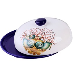 30818 Блюдо д/блинов с крышкой 23,8х23,8х9,7см 2пр Страна чудес дол LR (х12)