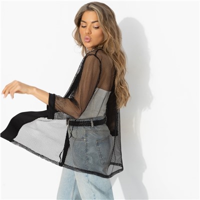 Кардиган , который собирает образ, Для стильного образа (черный)