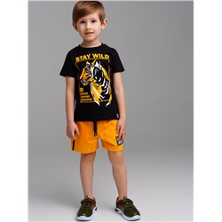 Комплект трикотажный для мальчиков: фуфайка (футболка), шорты