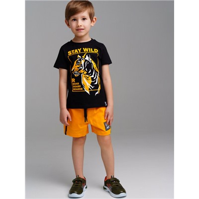 Комплект трикотажный для мальчиков: фуфайка (футболка), шорты