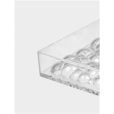 Форма для шоколада KONFINETTA «Воздушный», пластик, 3 ячейки, 27.5×17.5×2.5 см, ячейка 15.3×7.5×0.8 см, прозрачная