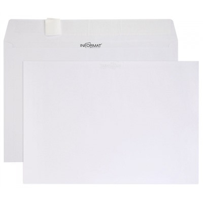 Конверт 229х324 мм отрывная лента/чистый С4 100 г/м2 70758 LITE