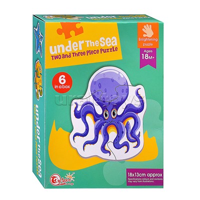 Пазл "В мире океана" (6 картинок)