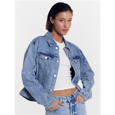 ЖАКЕТ ЖЕНСКИЙ ДЖИНСОВЫЙ 2024-DJW401-1