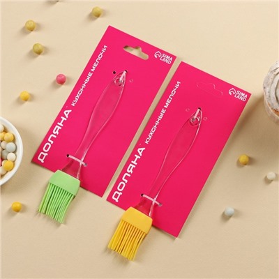 Кисть Доляна «Лёд», силикон, 16.5×3×0.9 см, цвет МИКС