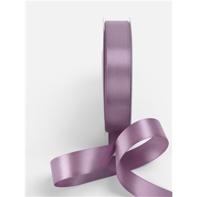 Лента атласная TEIRA, двухсторонняя, 20 мм, 25±1 м, сиреневая №0434