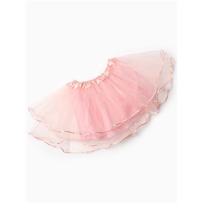 Юбка сетка детская KAFTAN, пудровый, размер 28