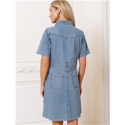 Платье из тонкого денима