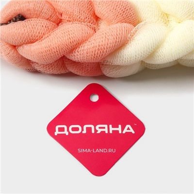 Мочалка для тела Доляна «Колосок», 90 г