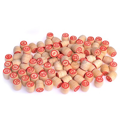 Русское лото дерев. "Подарочное" роспись, в коробке