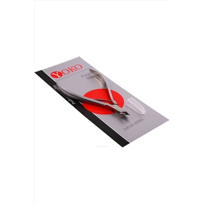 YOKO Кусачки маникюрные для кутикулы / Professional Quality SK 016, одинарная пружина, ручная заточка, 7 мм KRISTALLER, 1106309