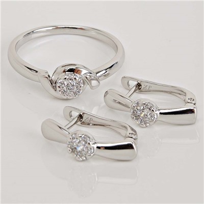 XUPING Кольцо/Серьги с английским замком арт. 28 0261 (id 280305)