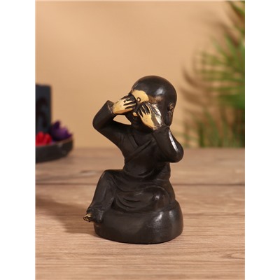 Сувенир «Монах», 6×6×9 см, бронза