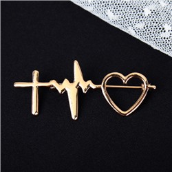 Брошь Кардиограмма / 2669-1 /уп 24/