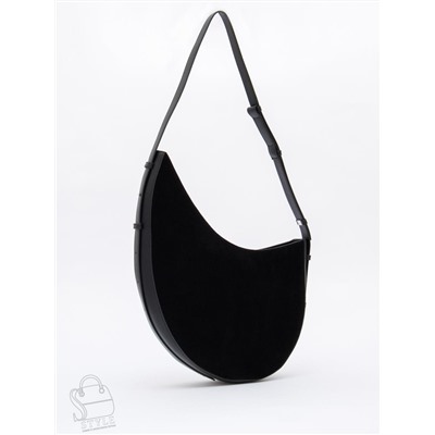 Сумка женская кожаная 1032MF black Polina&Eiterou  в Новосибирске