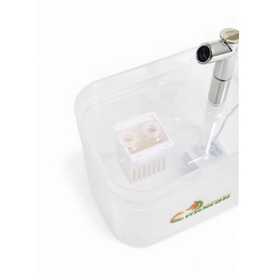 Фонтан для кошек и собак «Пижон», 1.5 л, 16.5×13×12 см, евророзетка, прозрачный