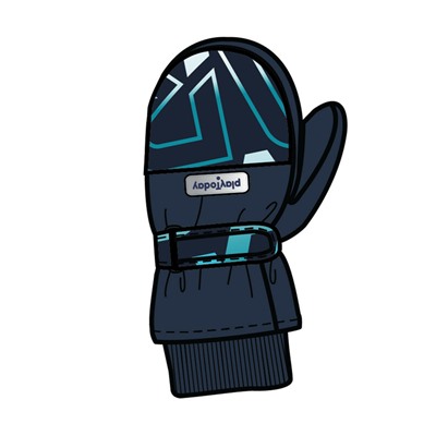 Варежки текстильные для мальчиков