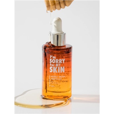 I'M SORRY FOR MY SKIN - СЫВОРОТКА ДЛЯ ЛИЦА С МАТОЧНЫМ МОЛОЧКОМ HONEY BEAM AMPOULE, 30 МЛ.