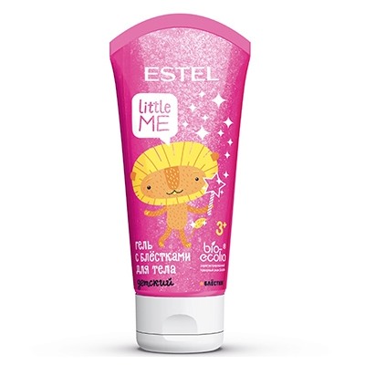 ЭстельLITTLE ME Детский гель с блёстками для тела 60 мл