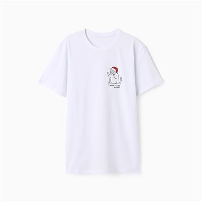 Футболка мужская KAFTAN «Обещание» белый, размер L