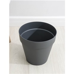 Кашпо для цветов со вставкой Tarragon, 14 л, d=31 см, h=28.8 см, серое