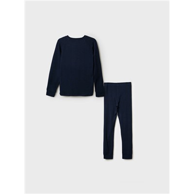 Термокомплект трикот. для мальчиков: фуфайка (футболка) с длин. рук, брюки