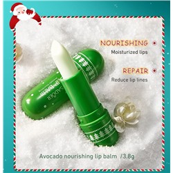 Набор бальзамов для губ Новогодний SADOER, 3 штуки.