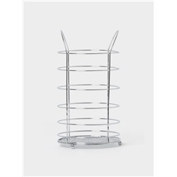 Сушилка для столовых приборов Доляна, 10×10×18 см, хромированная