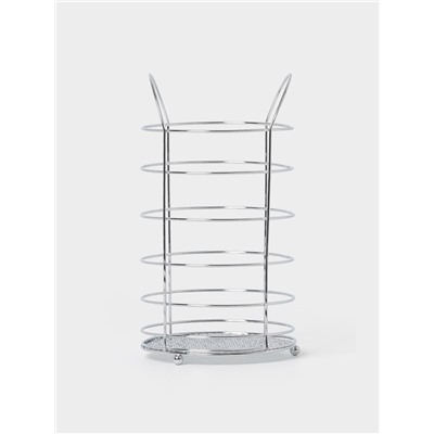 Сушилка для столовых приборов Доляна, 10×10×18 см, хромированная