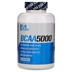 EVLution Nutrition, BCAA5000, 240 капсул
