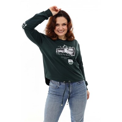 Толстовка 50519 (Темно-зеленый)