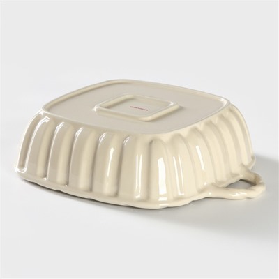 УЦЕНКА Форма керамическая для выпечки Доляна «Квадрат, Массимо», 33×25,5×7,5 см