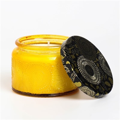 Ароматическая свеча в в банке Borneo amber, 5×7 см, амбра