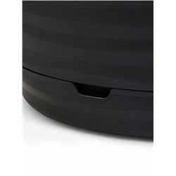 Горшок для цветов с поддоном Saffron, 9.1 л, d=26.7 см, h=24.5 см, пластиковый, чёрный