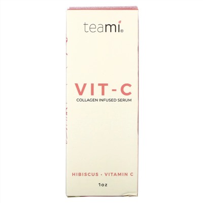 Teami, Vit-C, Collagen Infused Serum, Hibiscus - Vitamin C, 1 oz