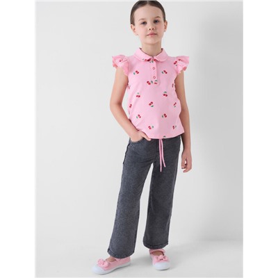 Брюки трикотажные для девочек