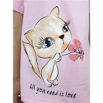 3-42-3. (Фуфайка для девочки, Лунева )